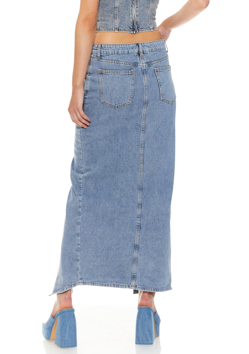 חצאית לורה | ג'ינס