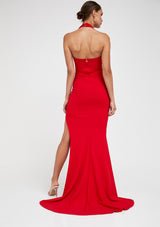 שמלת מקסי דסטני | אדום