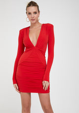 שמלת נאיה | אדום