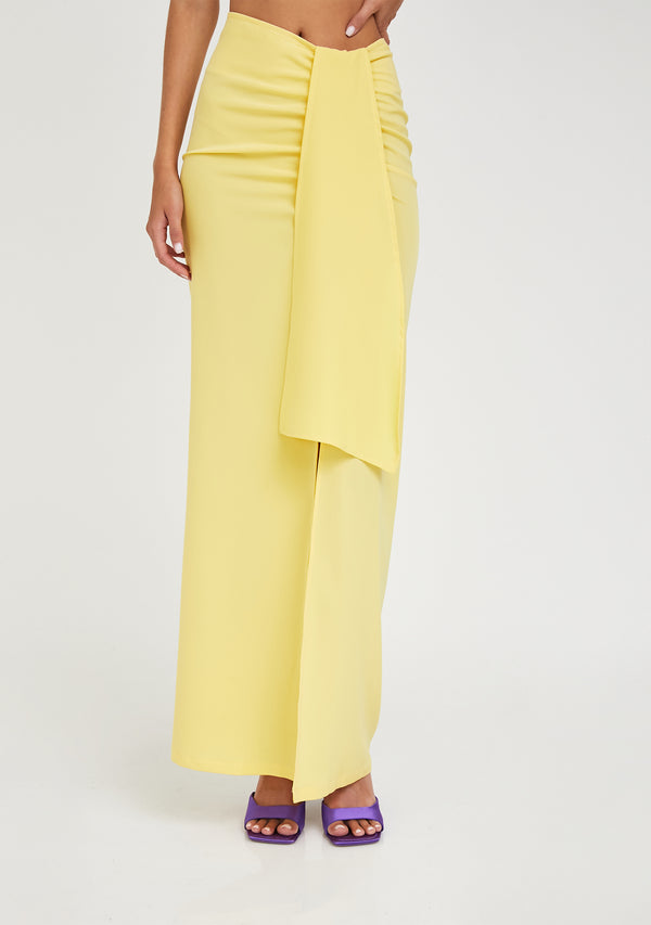חצאית חליפת קמילה | צהוב