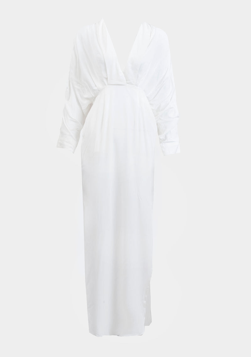 SECOND LIFE - סאמפל שמלה ארוכה | לבן XS