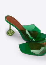 נעלי עקב לולה | ירוק